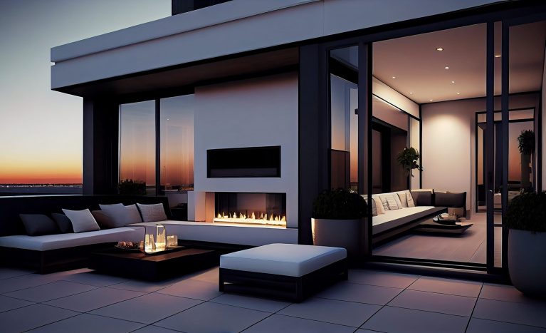 Modern luxury in domestic room, comfortable relaxation ,generative AI Modern luxury in domestic room, comfortable relaxation ,generative artificial intelligence